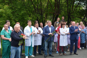 Открытие мемориальной доски в день годовщины со дня смерти врача Виталия Норко