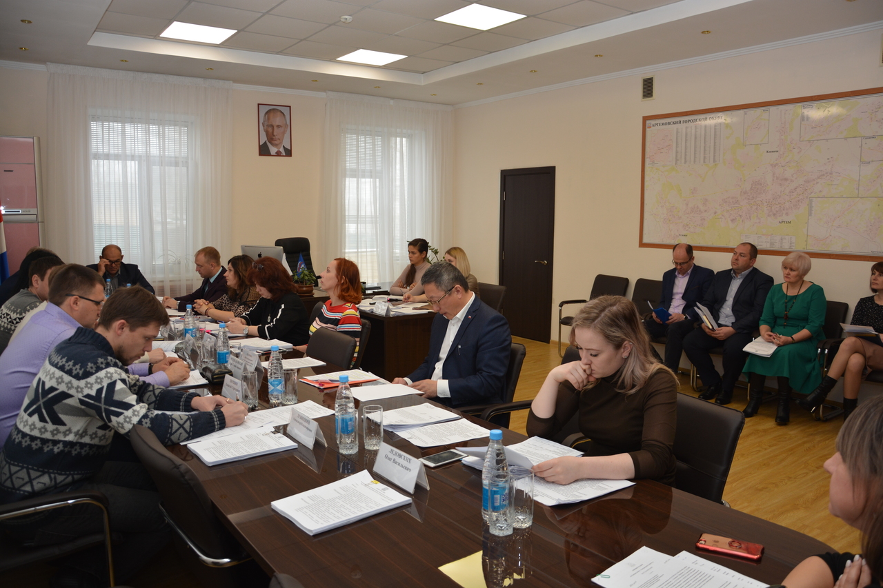 Заседание комиссии Думы Артемовского городского округа по благоустройству, градостроительству и коммунальному хозяйству.