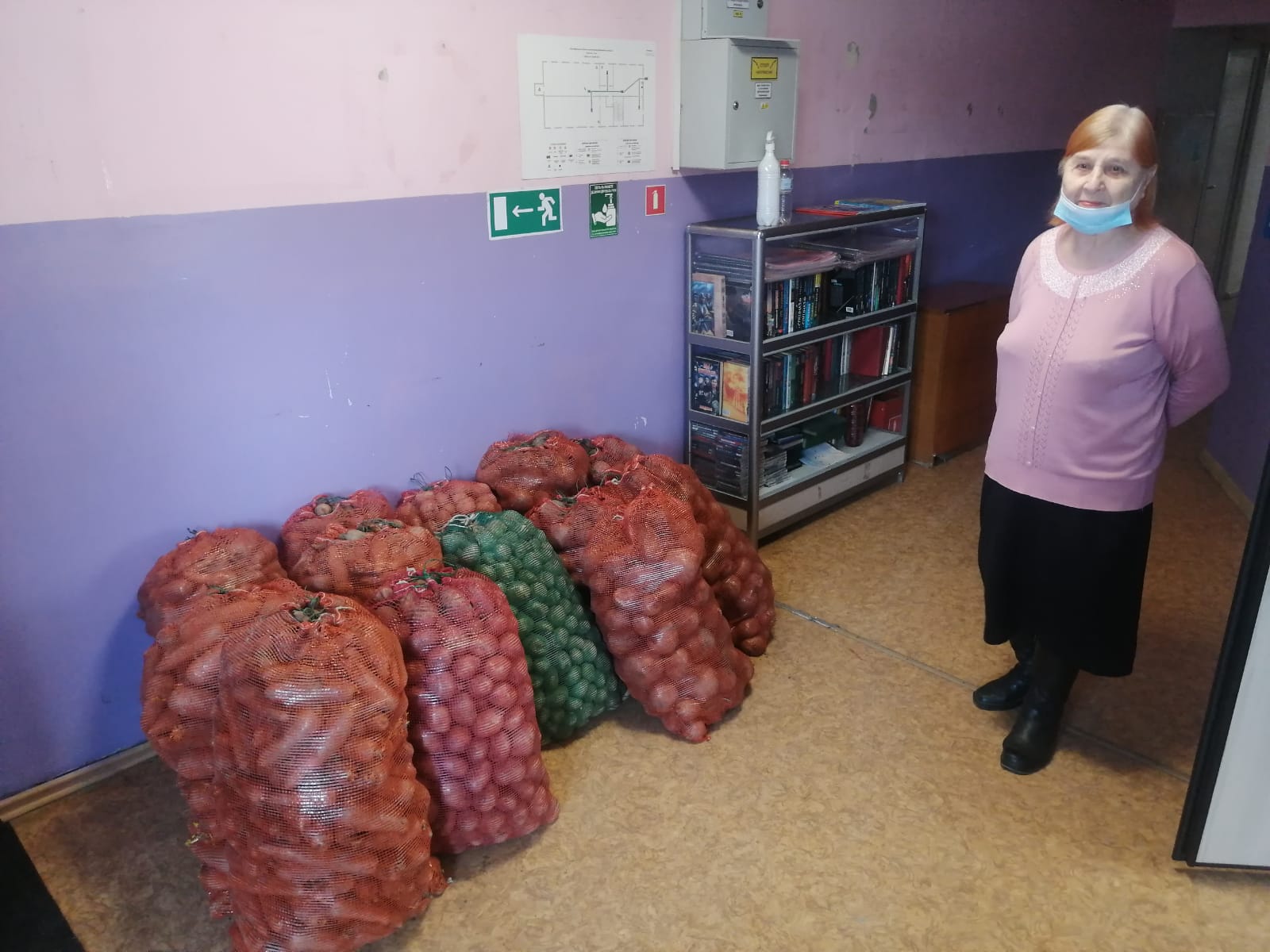 Благотворительная акция по доставке картофеля