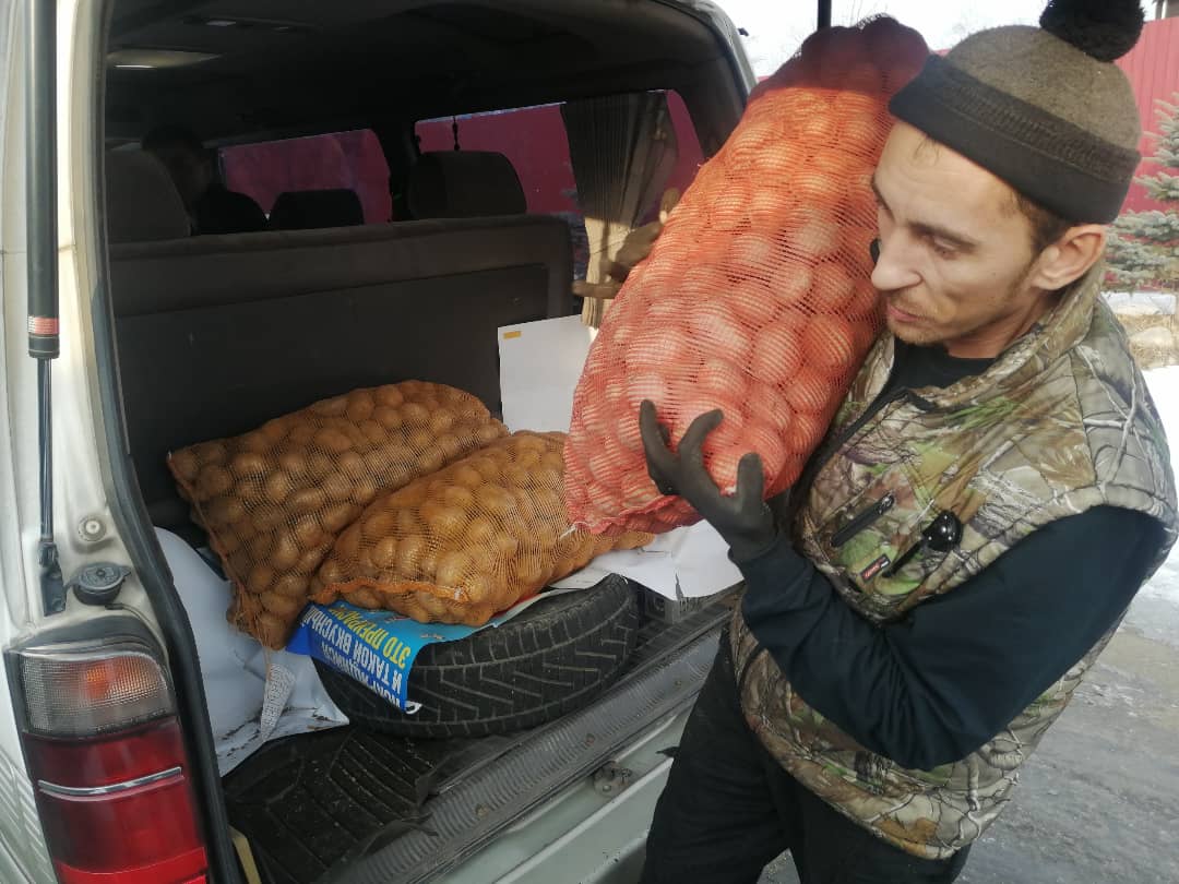 1500 кг доставленного картофеля – таков итог благотворительной акции