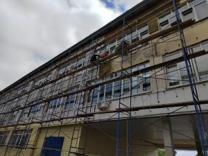 Значительная часть работ по капитальному ремонту школы №11 окончена