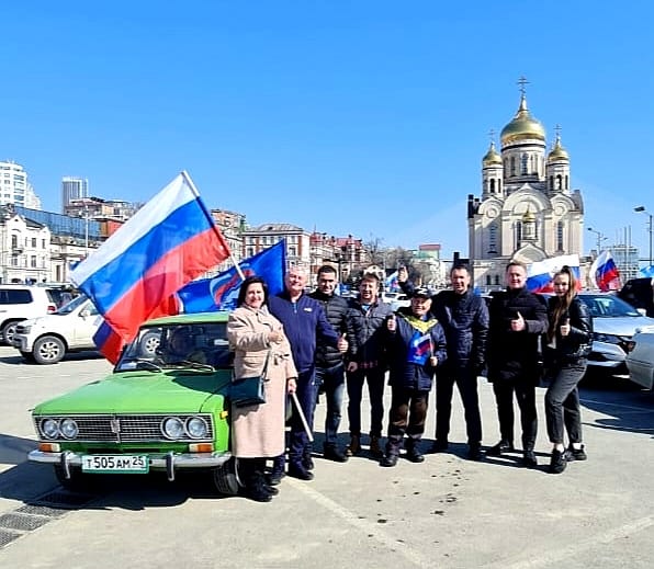 Артемовцы поддержали автопробегом «Крымскую весну»