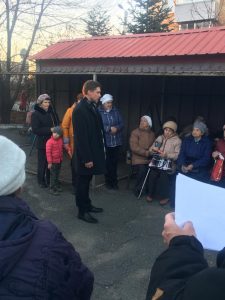 Депутат Думы АГО Алексей Першин провел отчетную встречу с жителями своего избирательного округа.