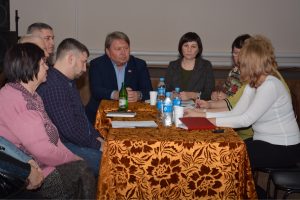 Председатель Думы Анатолий Бадель принял участие во встрече с общественностью шахты «Амурская»