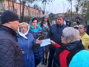 Вторая встреча с жителями домов барачного типа по ул.Куйбышева и ул.Горького состоялась 8 октября 2019 года.
