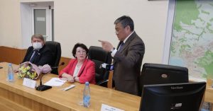 Встреча сенатора Российской Федерации Людмилы Талабаевой с депутатами Думы АГО.