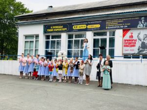 День соседей отметили в селе Олений