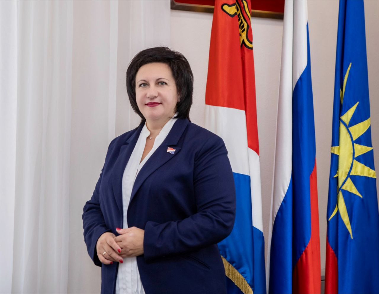 Поздравление с Днём флага Российской Федерации от председателя Думы Натальи Волковой
